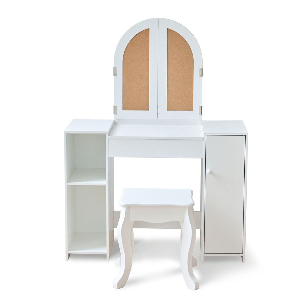 Deluxe-Glow-Wooden-Vanity-Desk-with-LED-Lights-Cork-Panels-Room-Decor-25844856717399